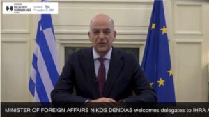 Minister of Foreign Affairs Nikos Dendias' welcome address
